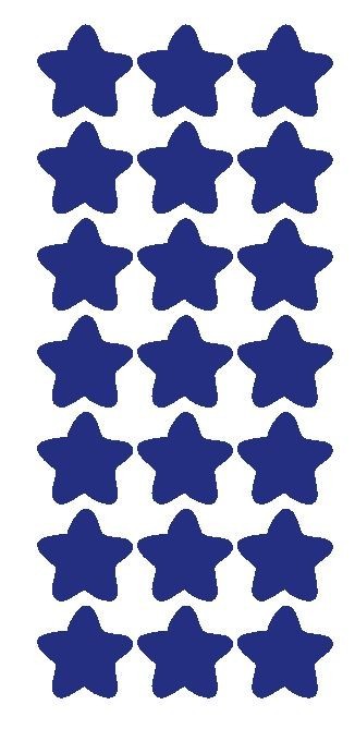 1-1/4″ Dk Blue Star Stickers Wedding Envelope Seals School Arts & Crafts