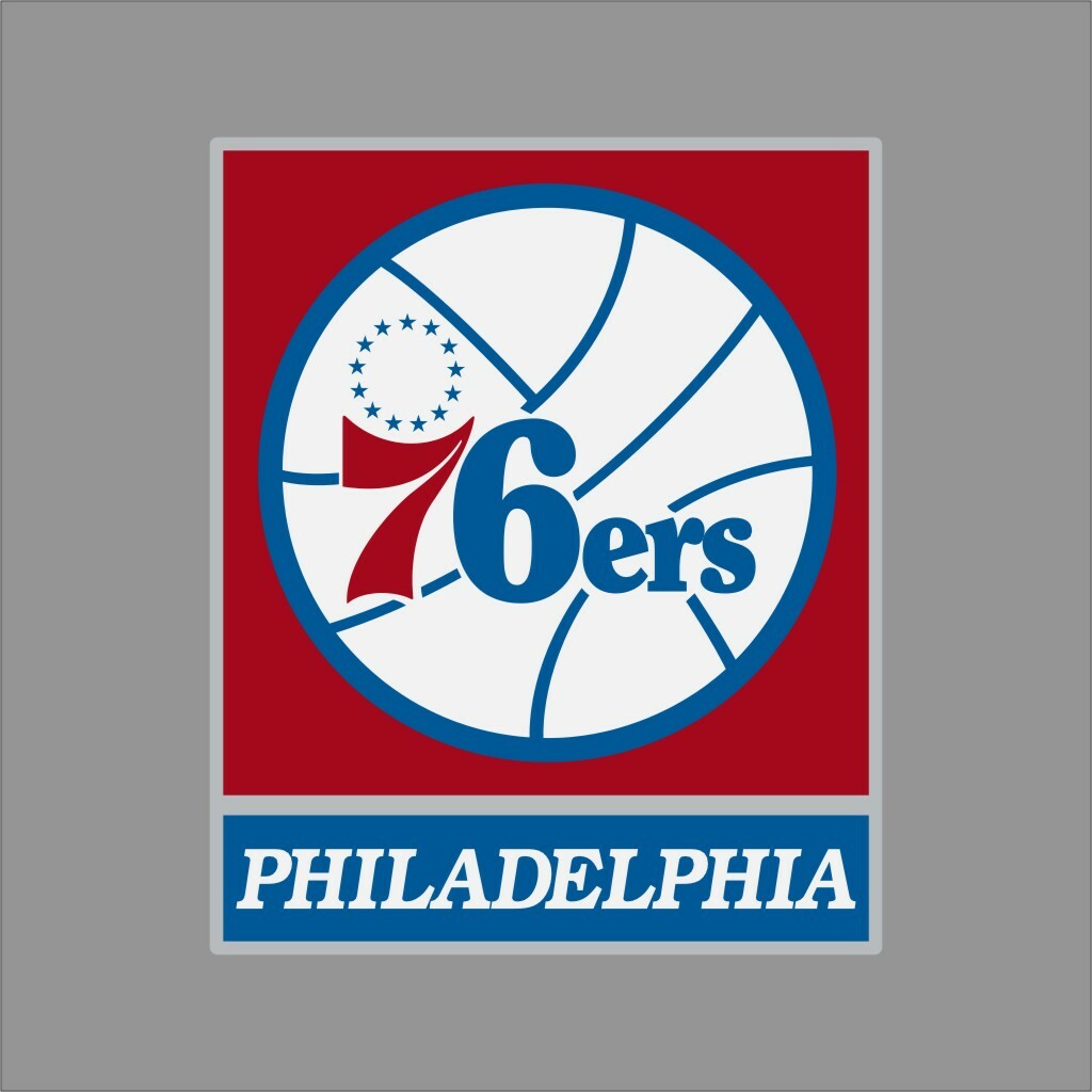 Philadelphia 76ers NBA Team Pro Sports Vinyl Sticker Decal Car Window Wall