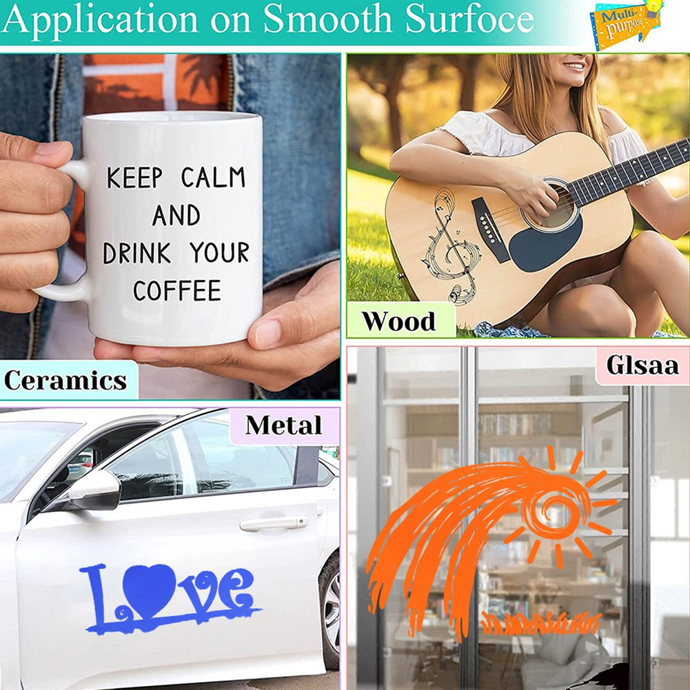 Lettering Film Vinyl Film Sticky Back Plastic Brand New Decorative Film