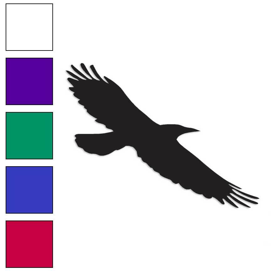 Crow Blackbird Raven, Vinyl Decal Sticker, Multiple Colors & Sizes #189