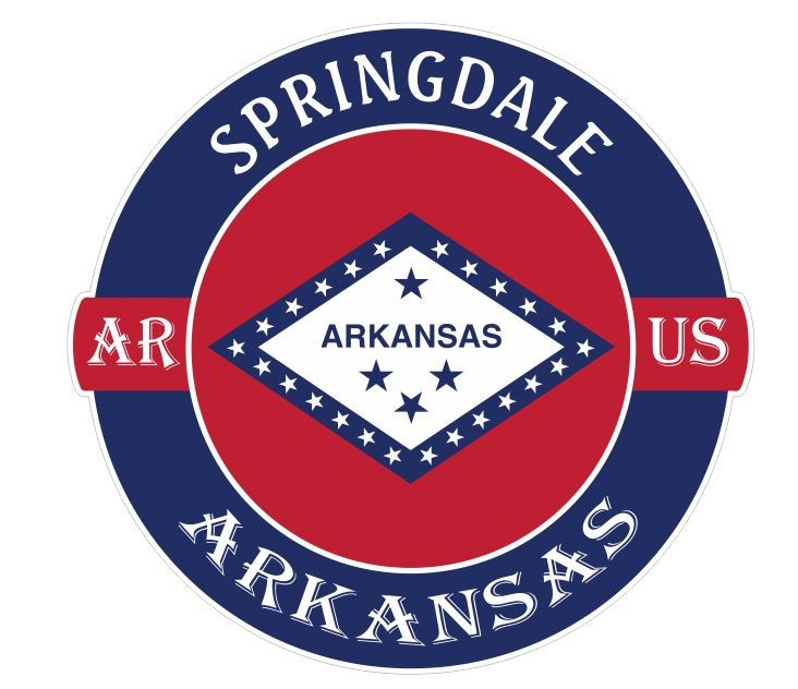 Springdale Arkansas Sticker Decal A1337