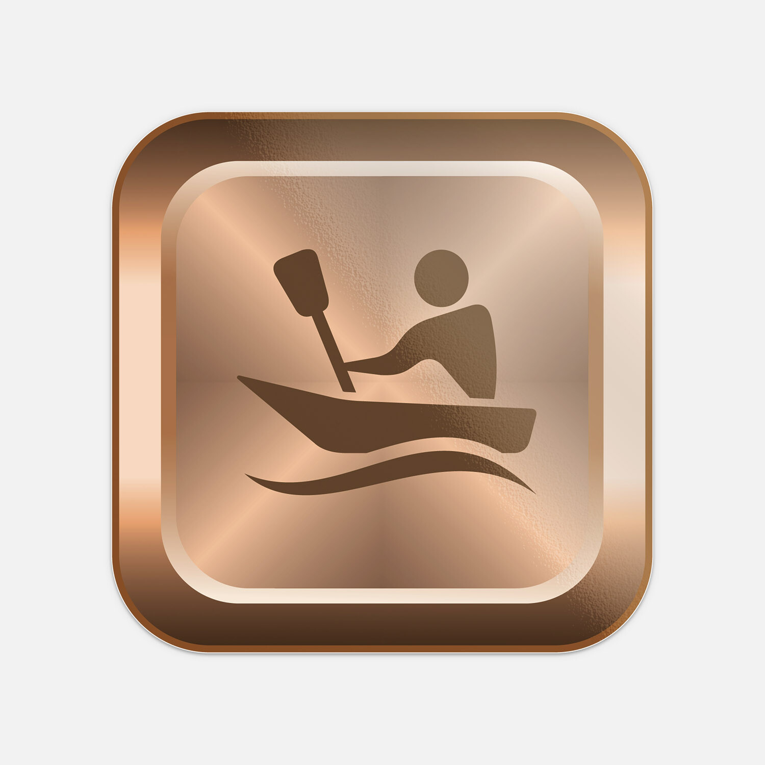 Kayaks Sport Sign Emblem Vinyl Sticker Decal