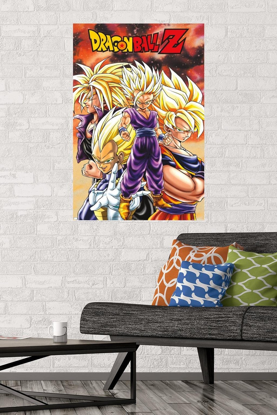 Dragon Ball Z – Saiyans Wall Poster, 34L» x 22.4W», Unframed Version