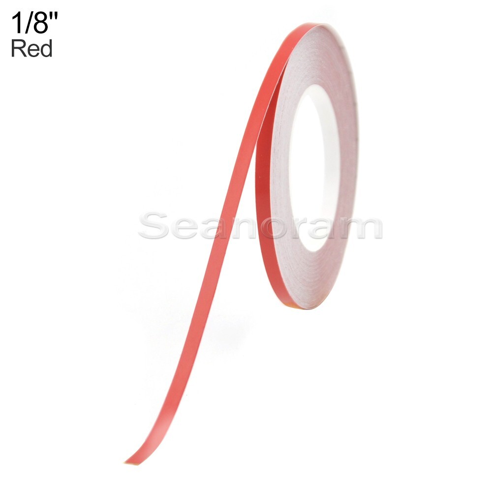 1/8″ 3mm Red DIY Home Shop Pinstriping Pin Stripe Line Decal Vinyl Tape Sticker