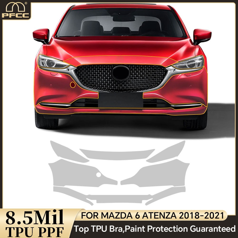 For Mazda 6 Atenza 2018-2021 PreCut Paint Protection TPU PPF Kit Full Vehicle