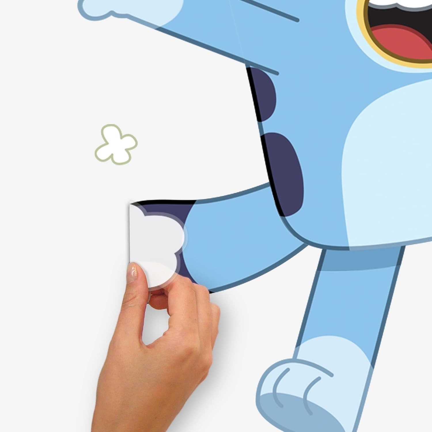 Playful Bluey Giant Wall Decals – 17 Removable Stickers for Creative Spaces