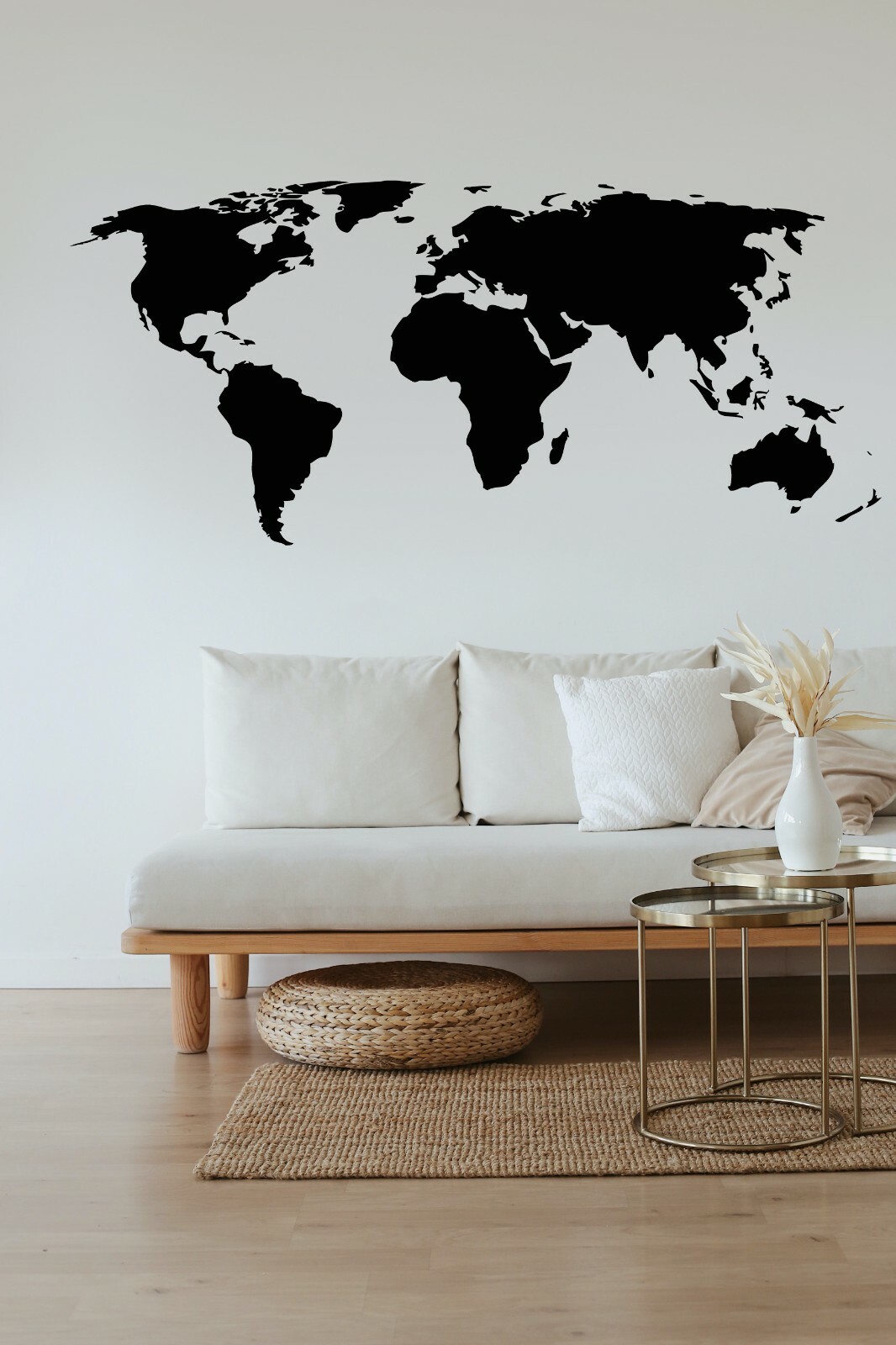 World Map Travel Office Bedroom Living Wall Sticker Graphic Vinyl Home Kid décor