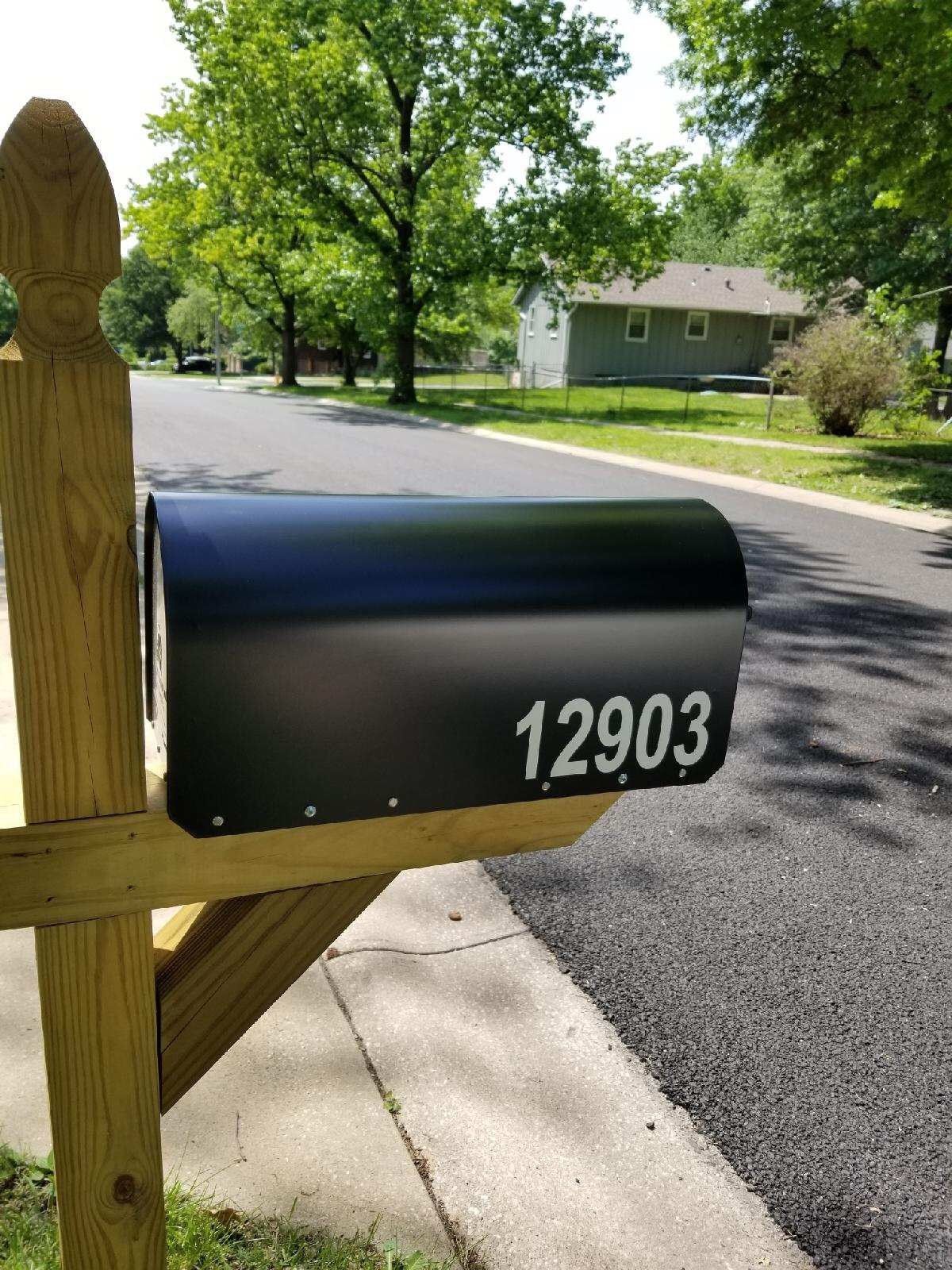 Lot of 2 REFLECTIVE 1.5″ 2″ 2.5″ 3″ Mailbox Custom NUMBERS Decals Stickers