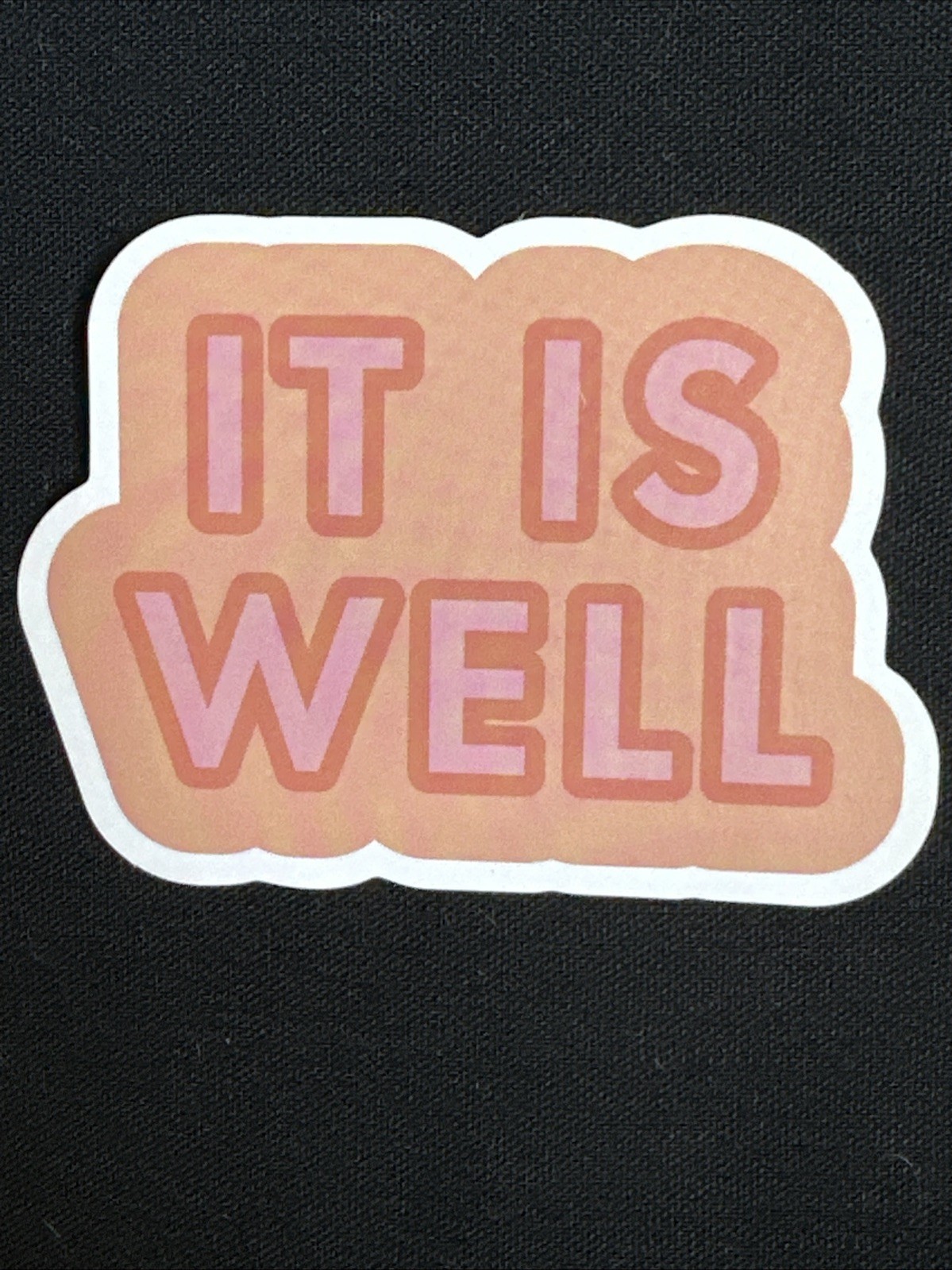 IT IS WELL STICKER✨💖✨3” X 2 1/4”✨MARY SQUARE✨AWESOME✨💫
