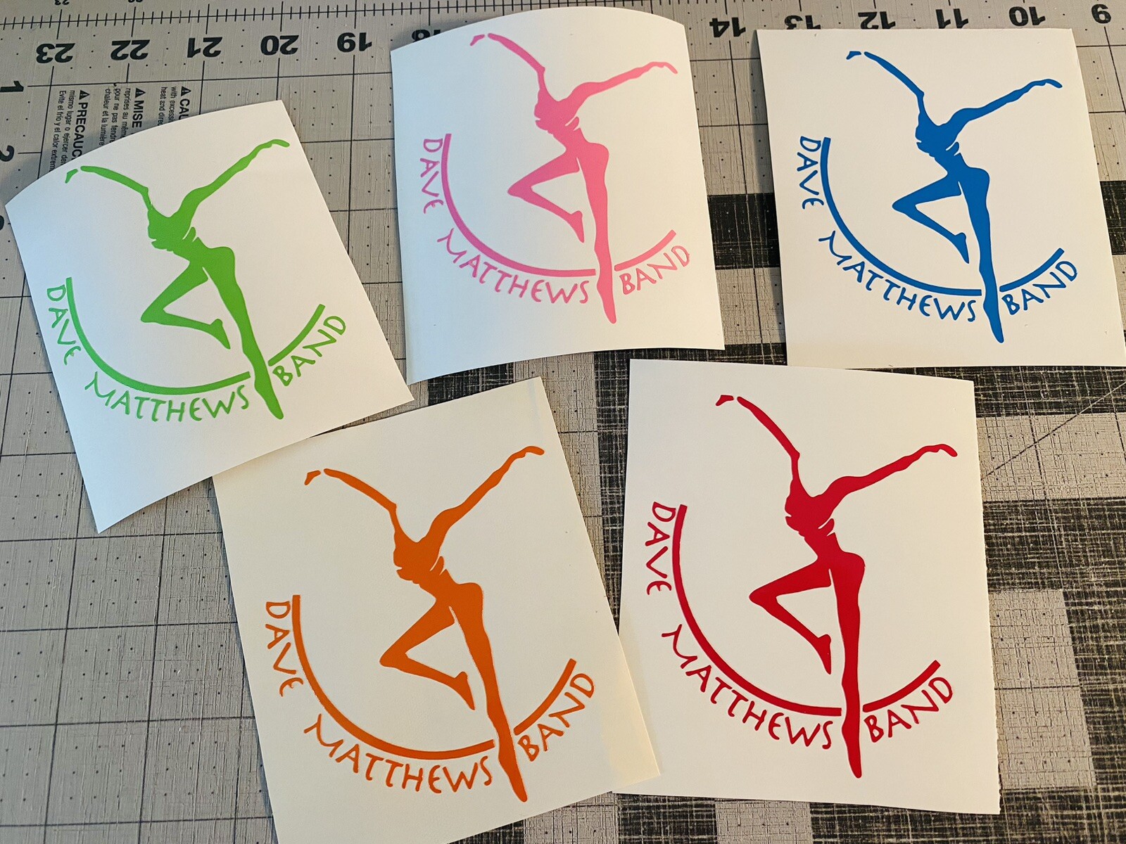 Vinyl Decal for Window – Fire Dancer (Dave Matthews Band)