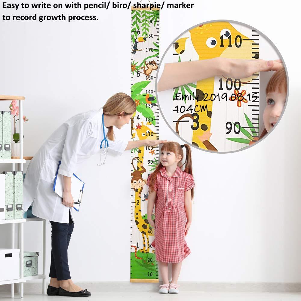 Kids Growth Chart Height Chart For Child Height Measurement Wall Hanging Rulers