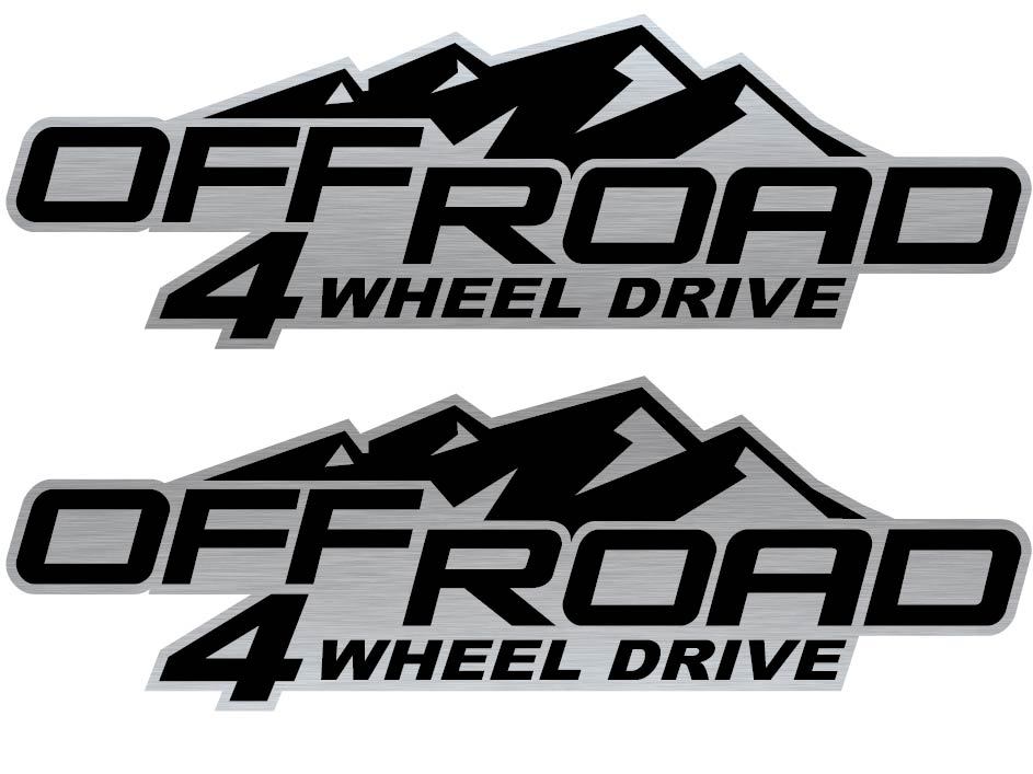 2004-2012 4×4 Decals Stickers for Chevy Colorado Xtreme GMC Canyon 4WD Bedside