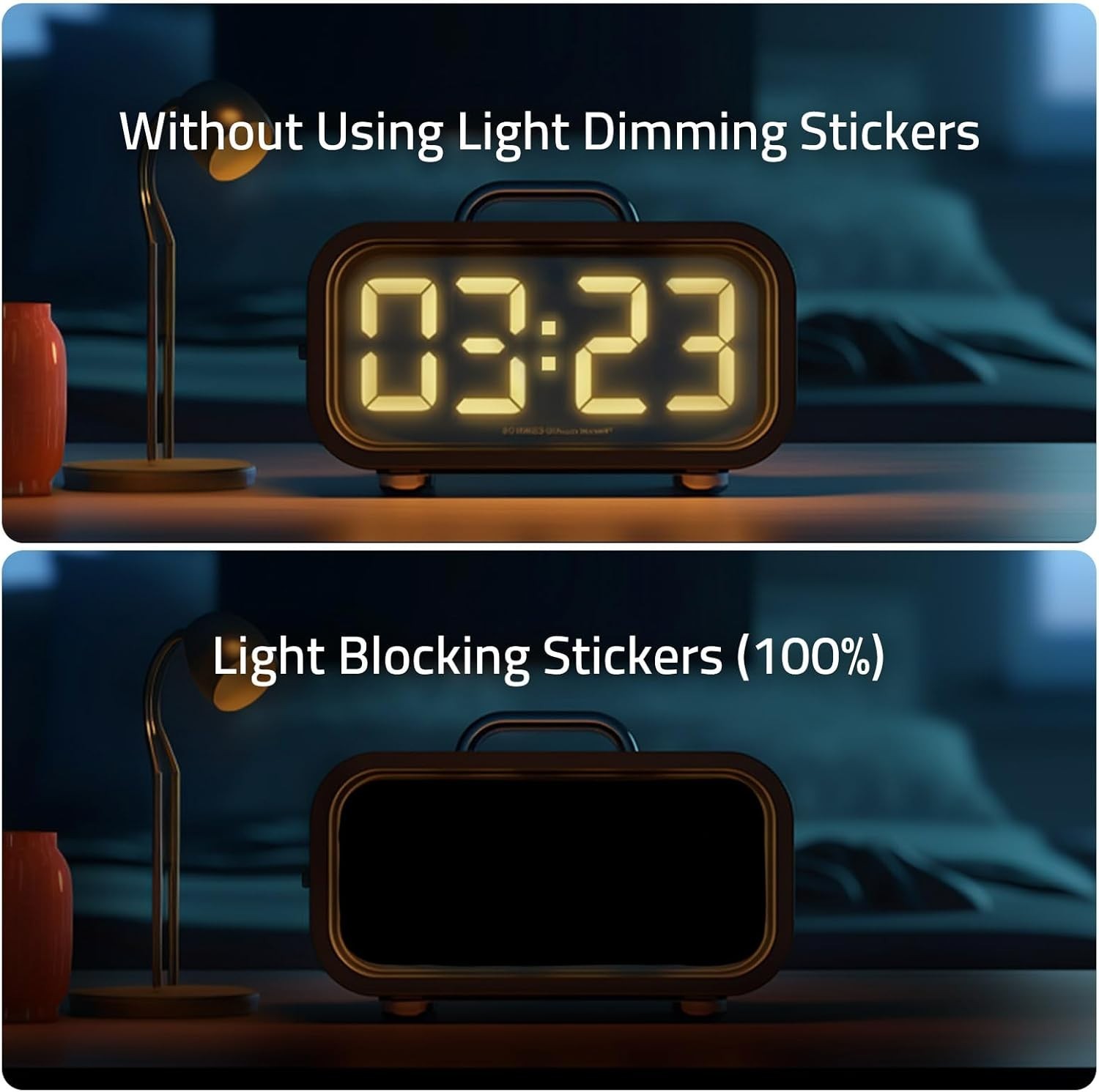 100% Blackout Light Blocking Stickers – 2 Sheets for Mobile & Tablets
