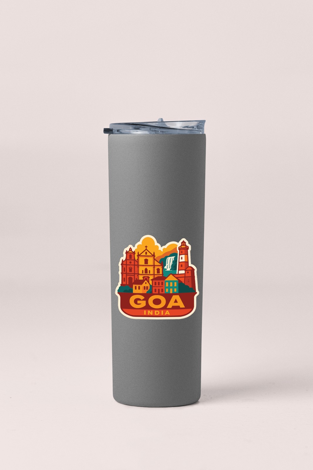 Goa India Sticker Decal Vinyl Die-Cut City Skyline Landmark Design