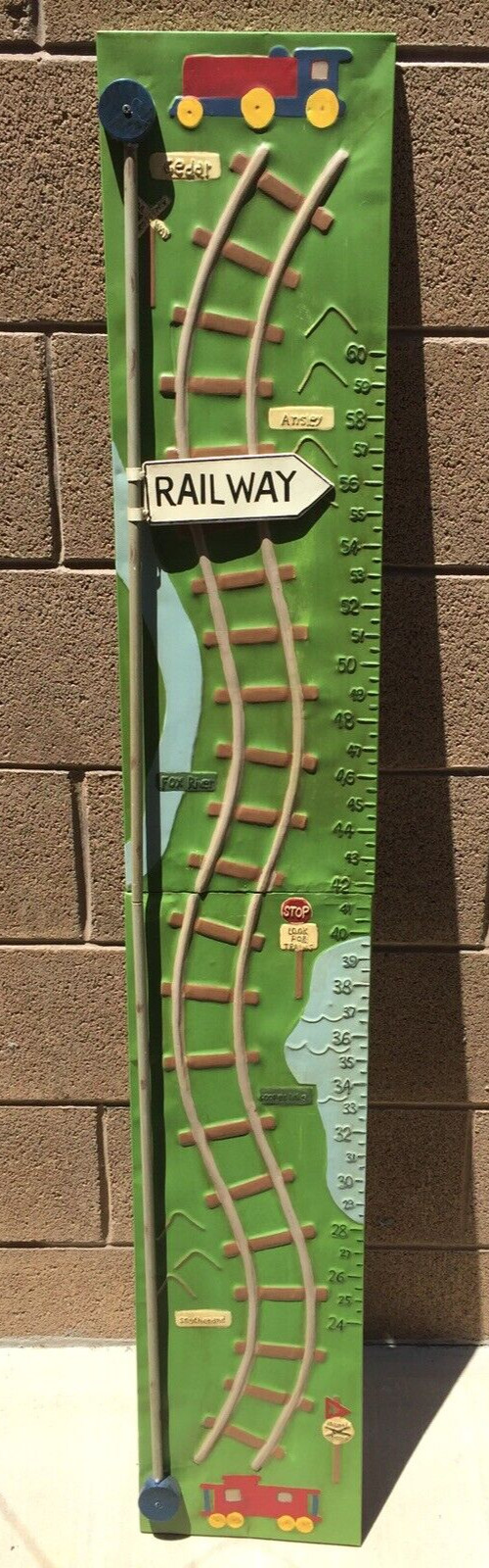 Tender Heart Treasures Train Railway Kids Growth Height Chart Child Metal