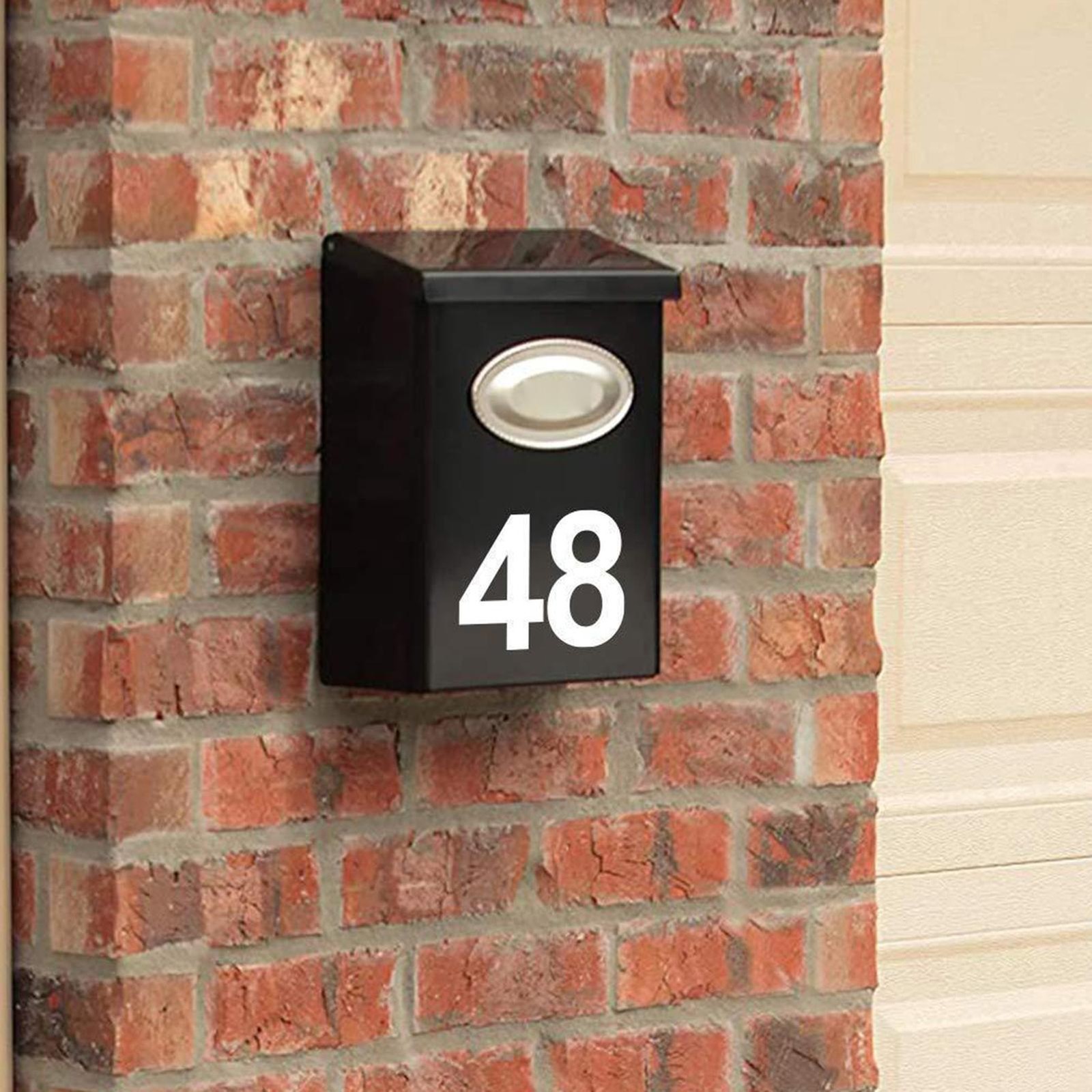 NEW License Plate Number Reflective Invisible Digital Sticker for Home Vehicle