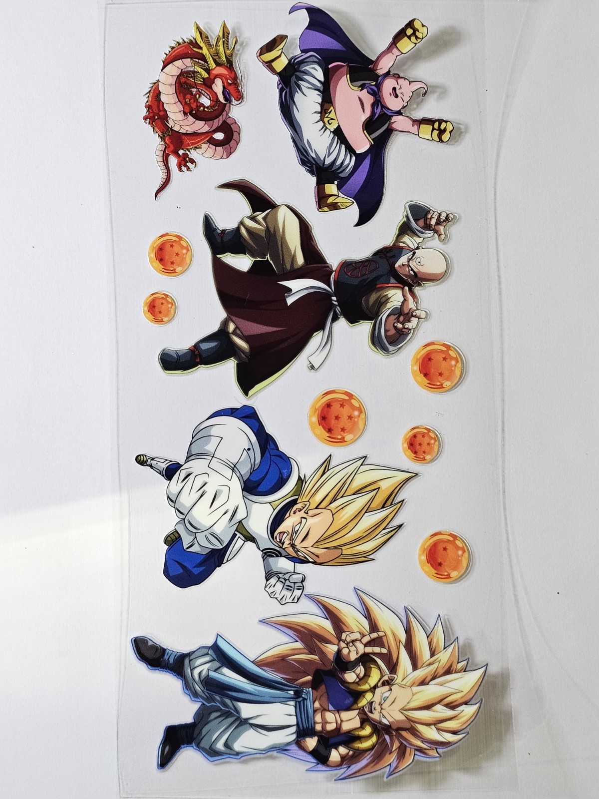 Dragon Ball Z UV DTF Transfer Sticker Wrap Tumbler UVDTF BUY 10+ GT COMBINE SHIP