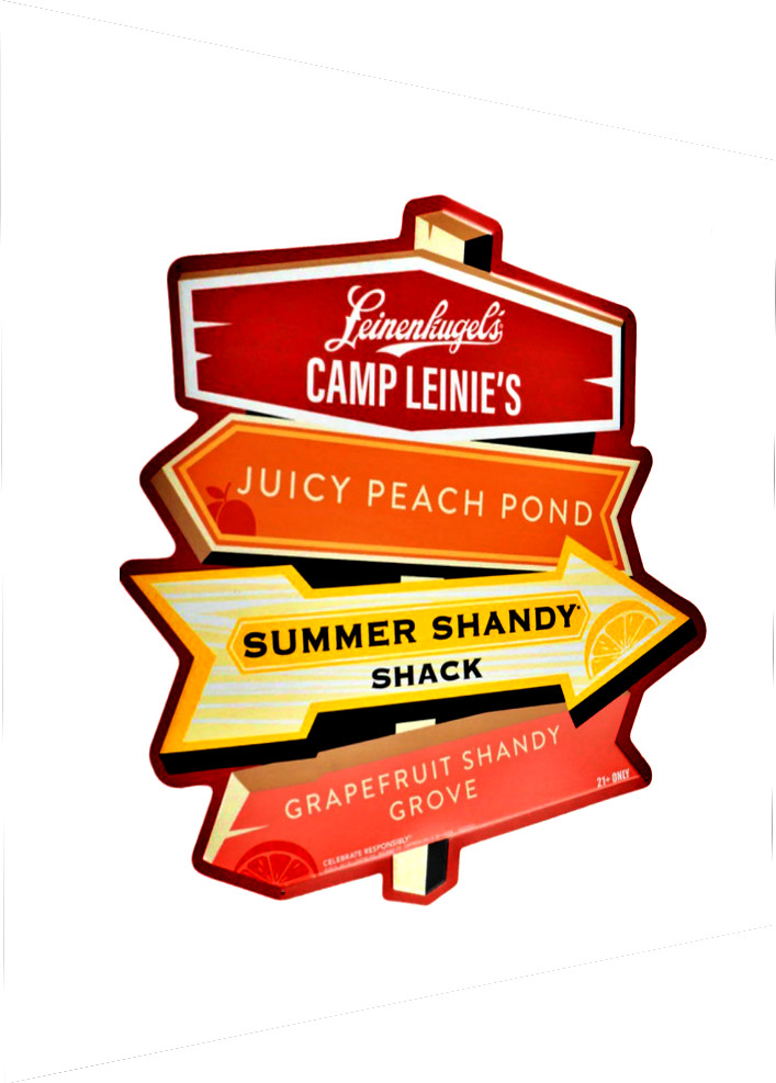 Leinenkugels Beer Decal/Sticker/Garage Sign Vintage Replica 4 Sizes
