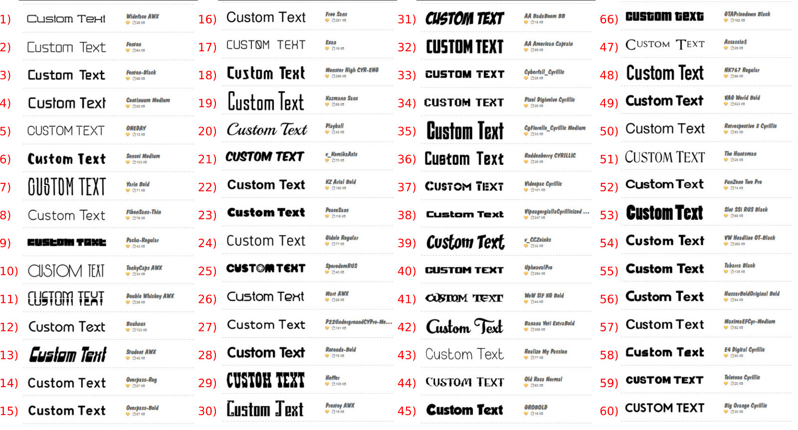1.25″ (1 1/4″) CUSTOM VINYL LETTERING DECALS STICKER TEXT DECALS Car Window Wall