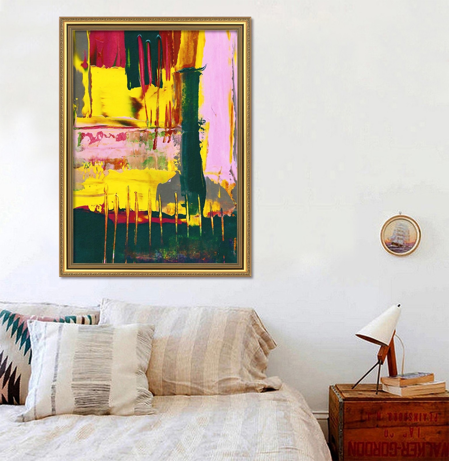 3D Color Pattern 63 Fake Framed Poster Home Decor Print Painting Unique Art