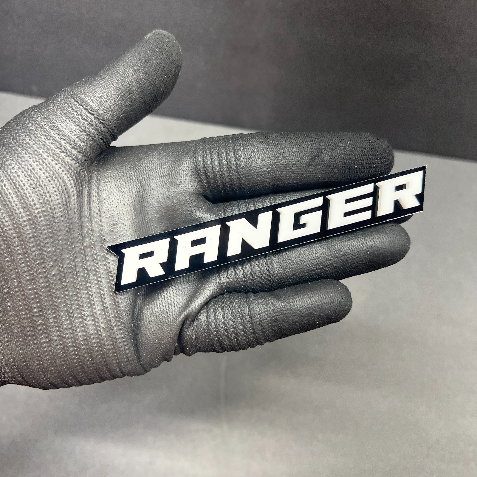 Custom Lazer Cut Car Acrylic Emblem Badge MULTI COLOR Customized Text Names!