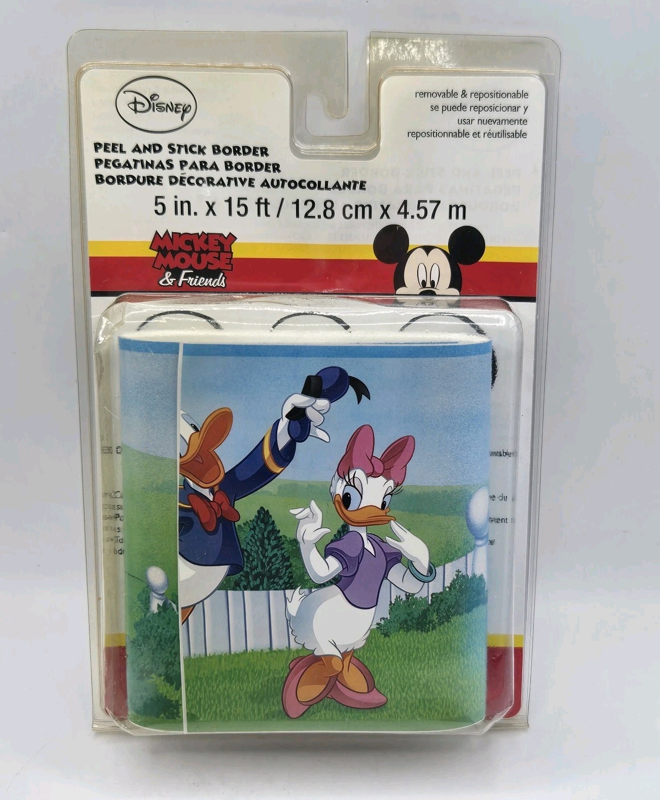 Mickey Mouse & Friends Disney Wall Border Peel & Stick • New Open Box *14ft