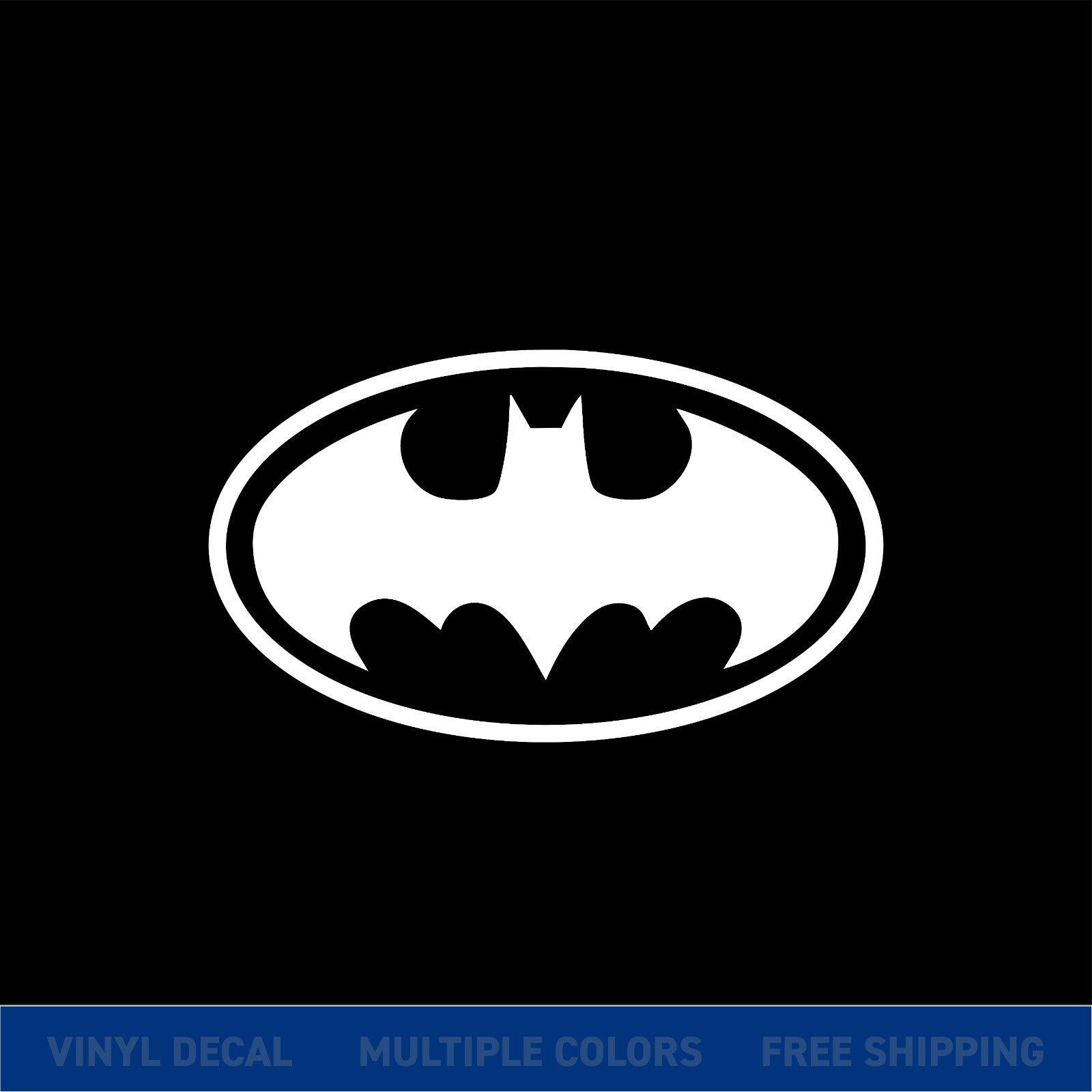 BATMAN Logo Vinyl Decal Sticker Car and Any Surface Multiple Colors & Sizes