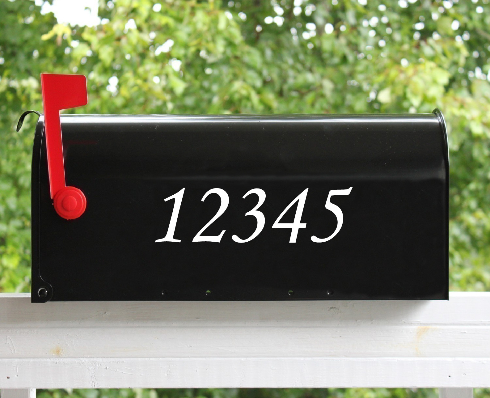 Set of 2 – 2.5″ Custom Mailbox Decals Sticker Street Numbers 12 Fonts Available
