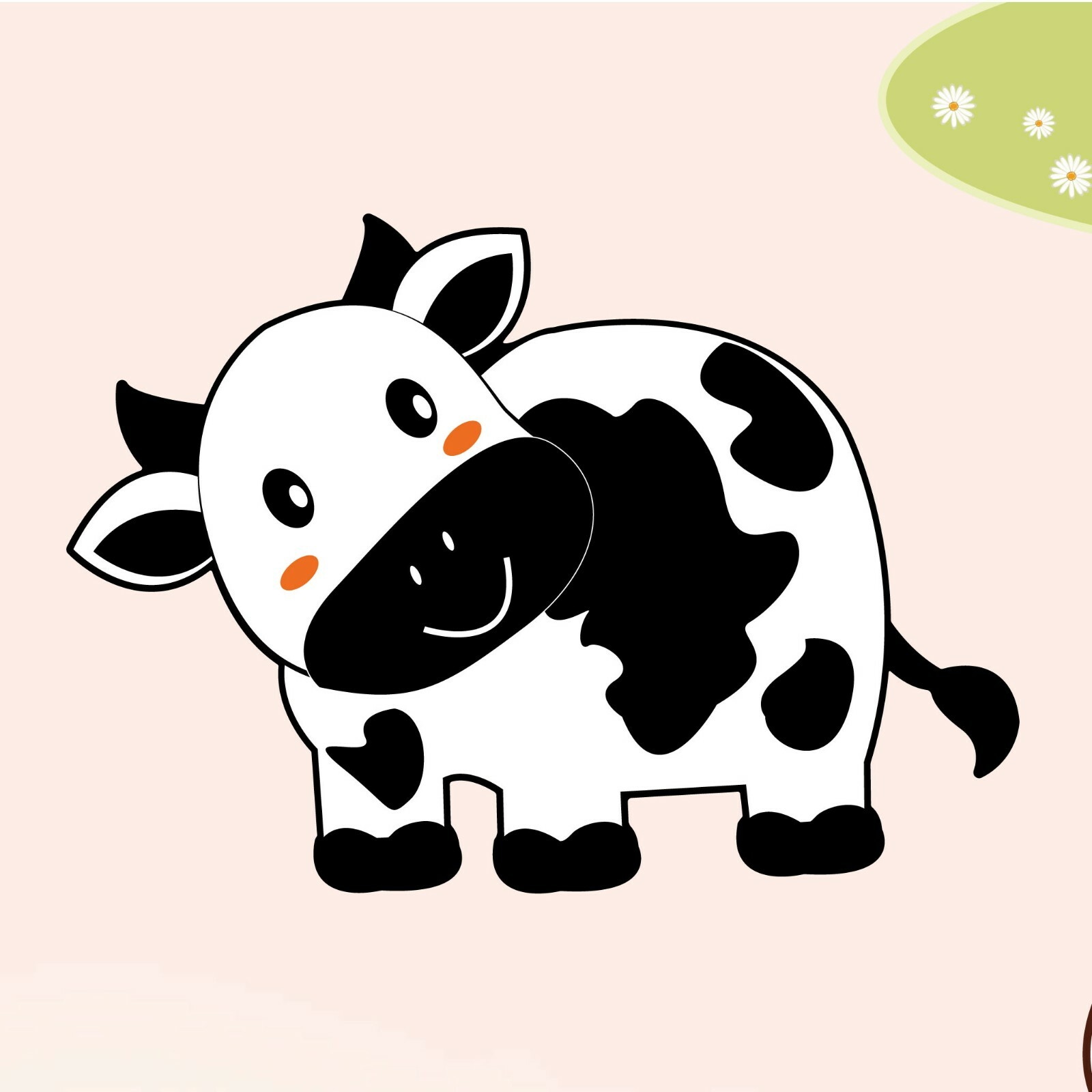 Farm Animals Fabric Wall Stickers – Non-Toxic, Removable Decals
