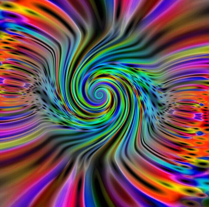 Rainbow Spiral Sticker Decal