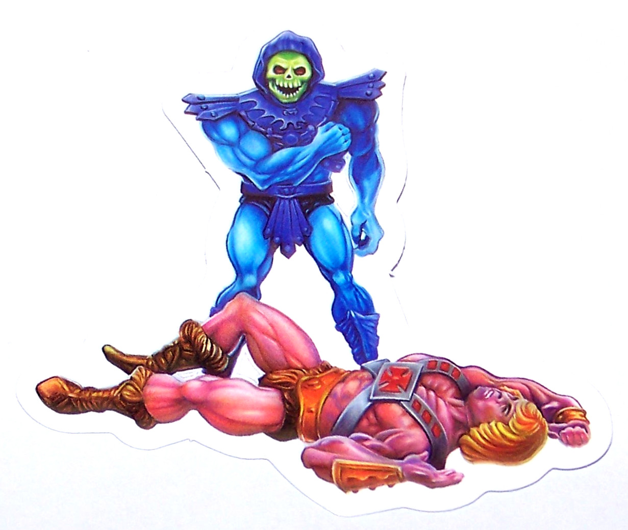HE-MAN Logo Die Cut Sticker Decal TV Movie Cartoon – Masters of the Universe
