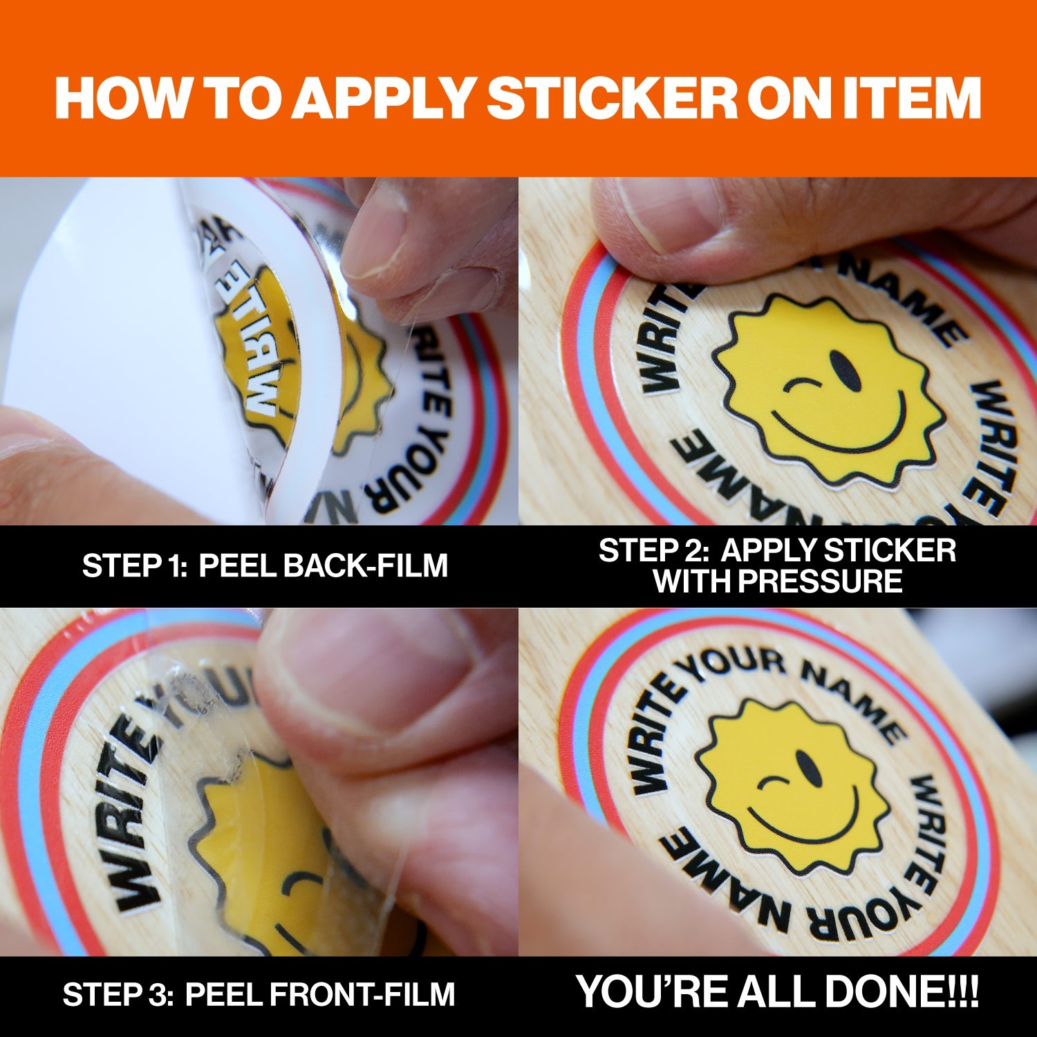 Design Your Own UV DTF Sticker Gang Sheet – Custom Sizes from 6″ to 240″
