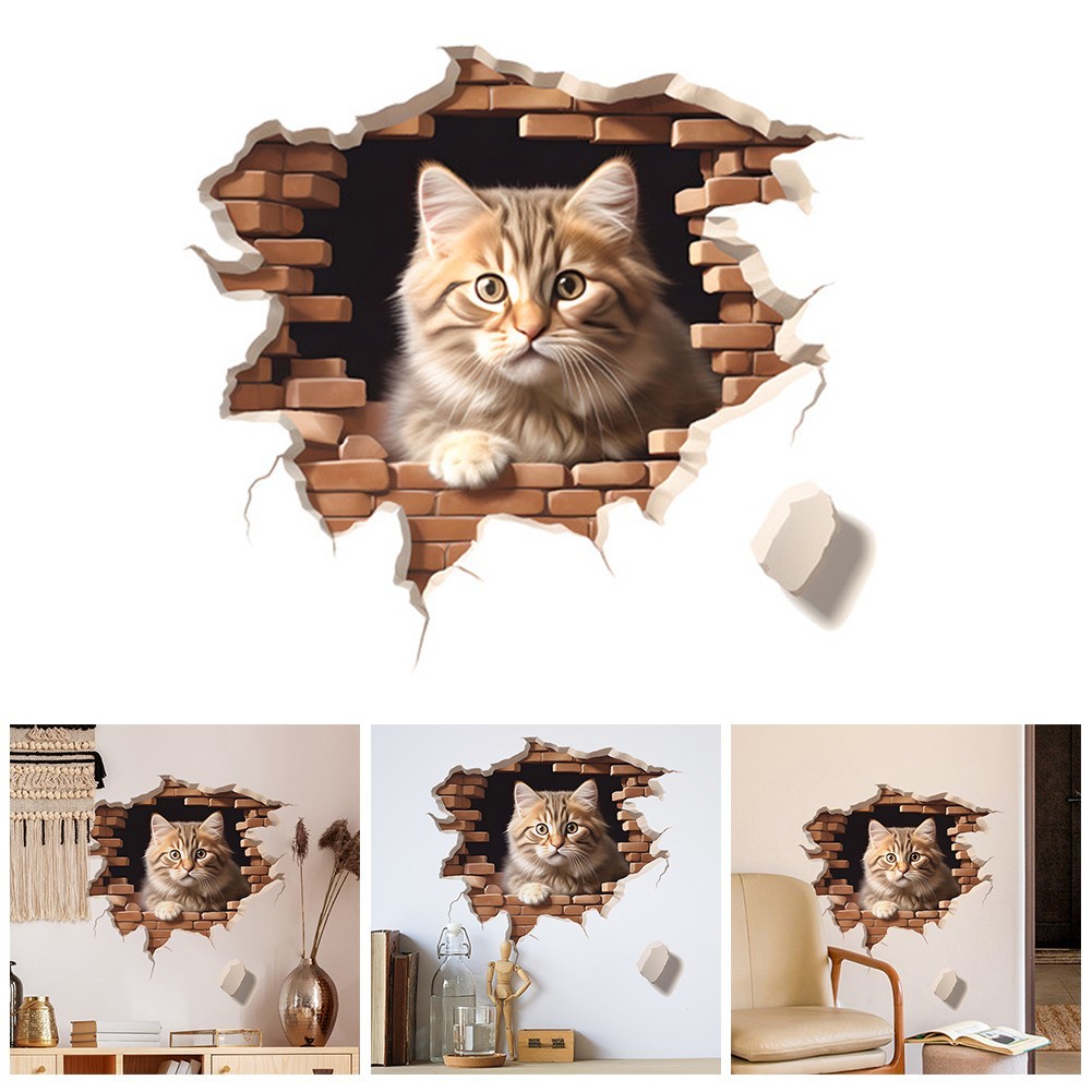 As Shown In The Picture Funny Wall Stickers Creative Creative Cute Decals