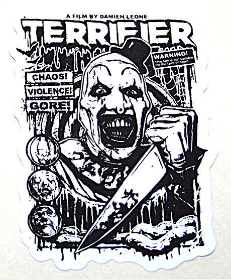 Terrifier Cut Sticker Decal Movie Horror Film «Art the Clown»