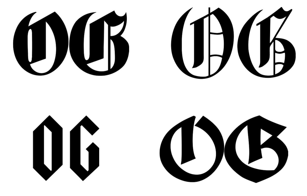 OG Decal Olde English Vinyl decal Original Gangster sticker