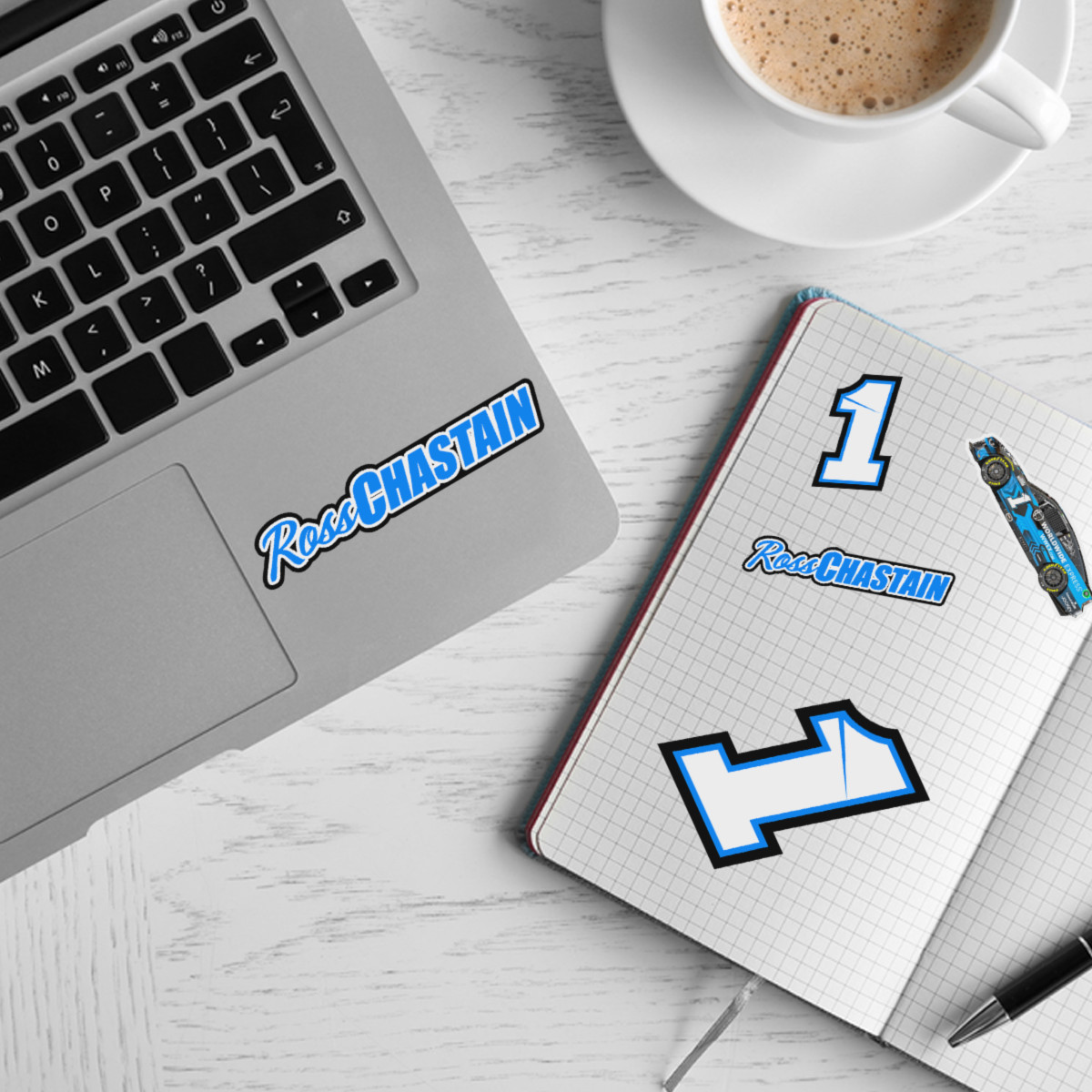 Ross Chastain #1 Chevrolet Nascar A4 High Quality Printed Vinyl Decal Sticker