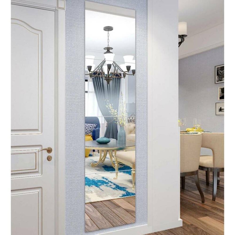 Artistic Wall Mounted Mirrors 30cm Square Stickers in a Convenient Pack of Four