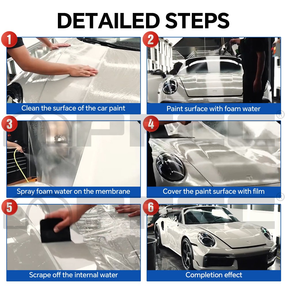 Full Car For Rivian R1T 2021-2023 Precut Paint Protection Film 8.5Mil Clear PPF