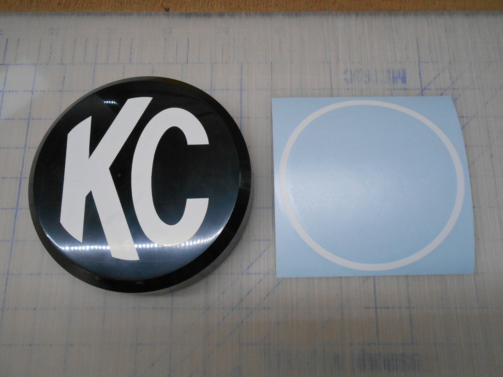 KC HiLiTES 6″ Daylighter Slimlite HID LED Light Cover Overlay Circle Sticker
