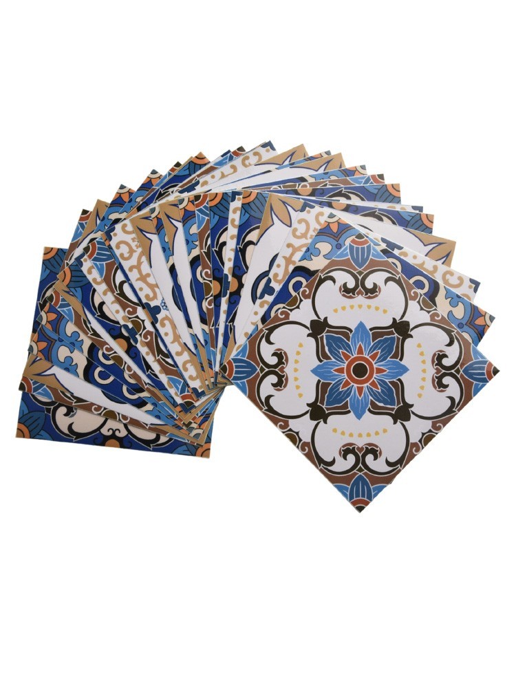 for TILE Stickers 24pcs/Set Vintage/Retro Waterproof 10*10cm Kitchen Decor