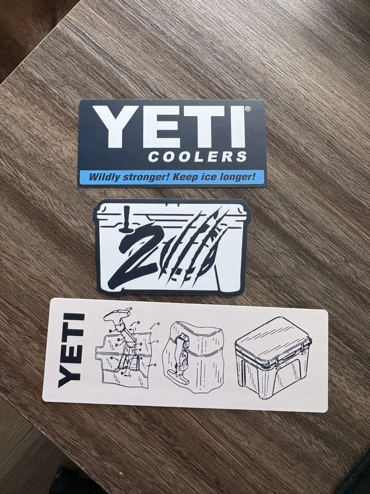 LIMITED EDITION, YETI 20th Anniversary STICKER SET
