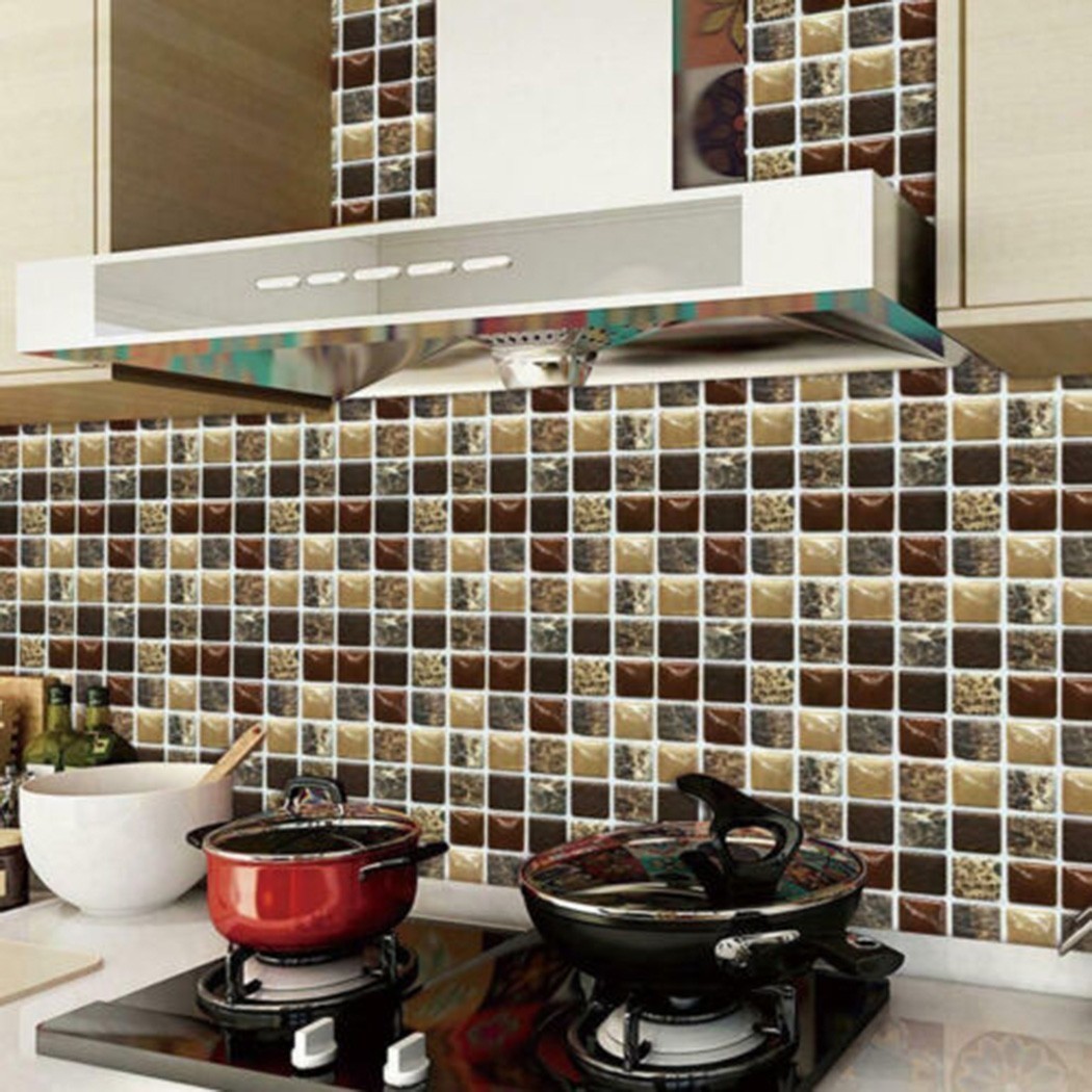 Tile Tile Wall Stickers Moisture-proof Mosaic Tile Portable 10*10cm Mosaic