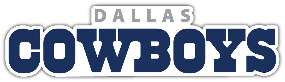 Dallas Cowboys Logo NFL Sport Car Bumper Sticker Decal »SIZES»