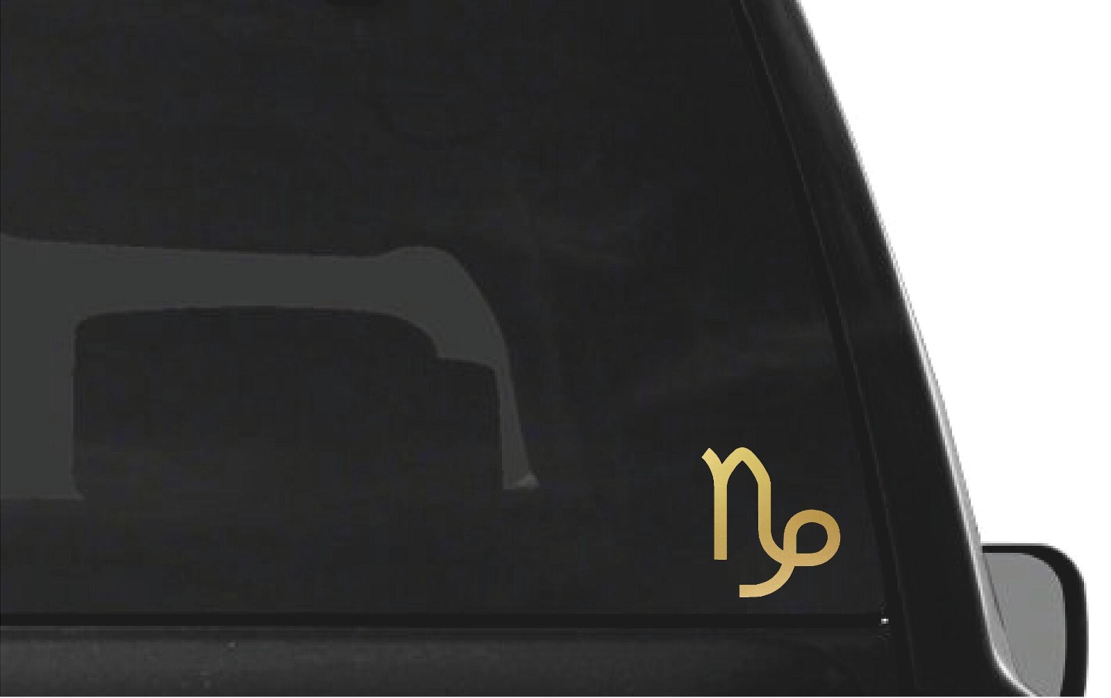 Capricorn Zodiac Symbol Vinyl Decal Car Window Laptop Zodiac Sticker