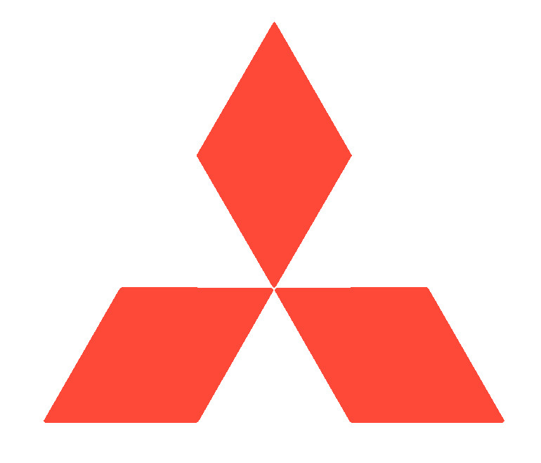MITSUBISHI LOGO, Decal Sticker for Car, Window, Laptop, Tumbler