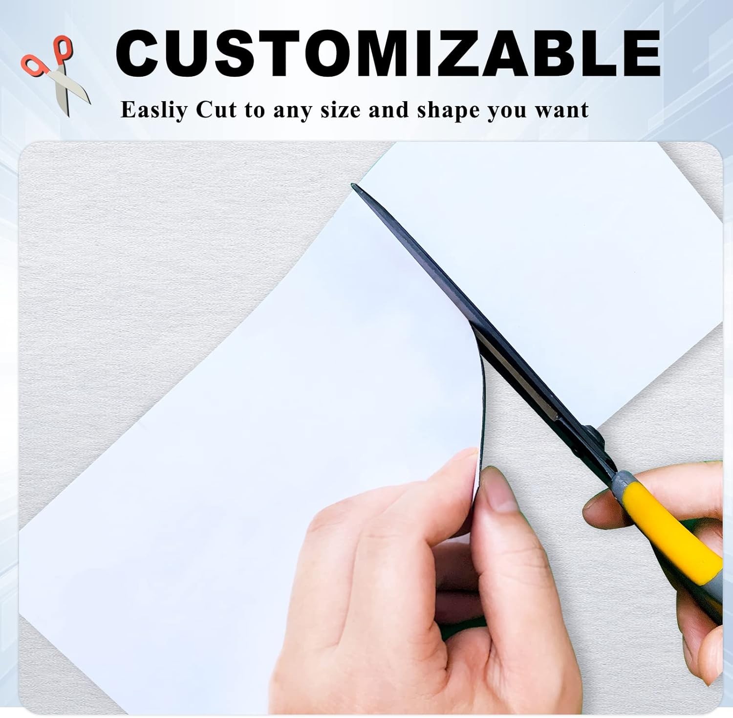 12×4 Flexible Magnet Sheet 4 Pcs Bumper Sticker