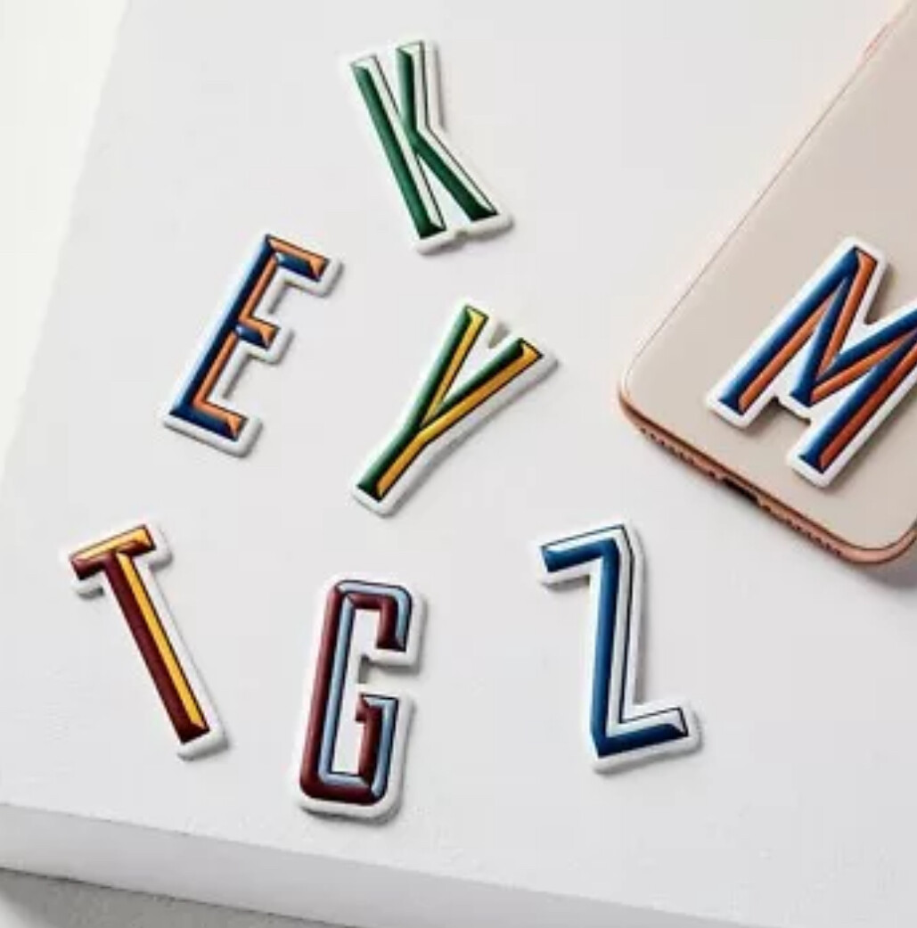 sticker monogram