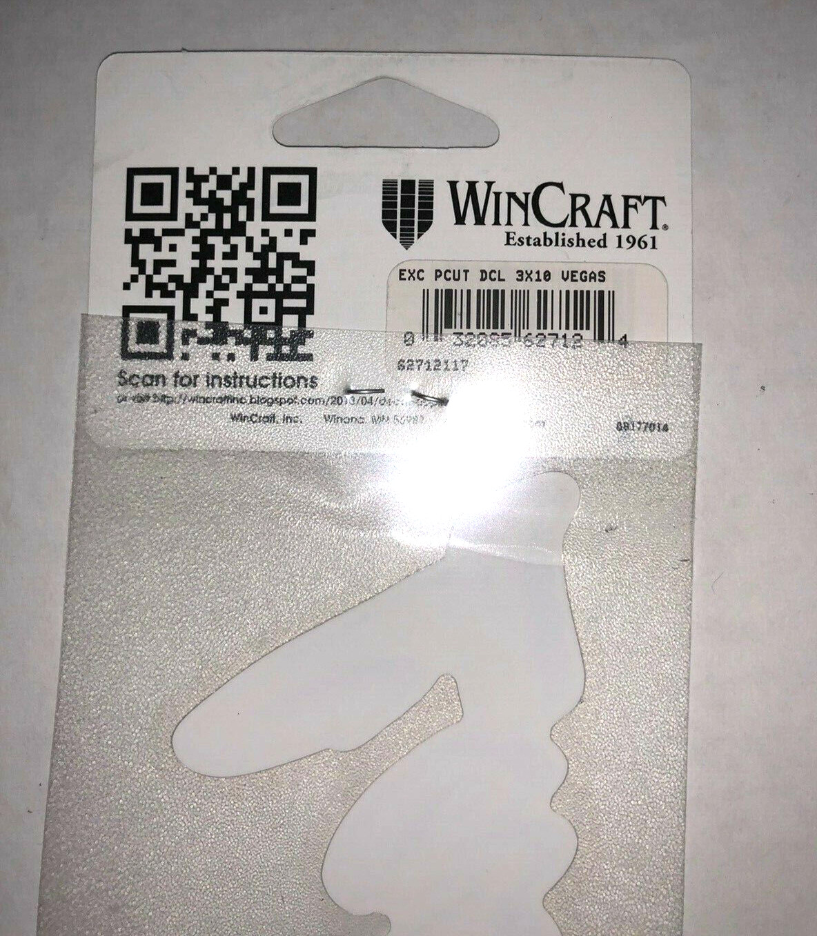 Lot of 2 Perfect Cut Decals Las Vegas Nevada By Wincraft For Car Home Window Etc