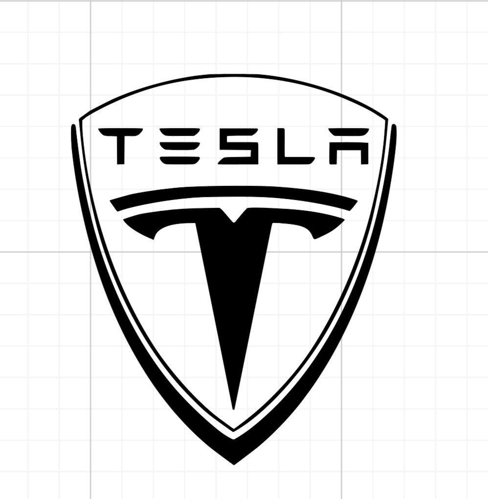 Tesla Logo Vinyl Decal Car Wall Window