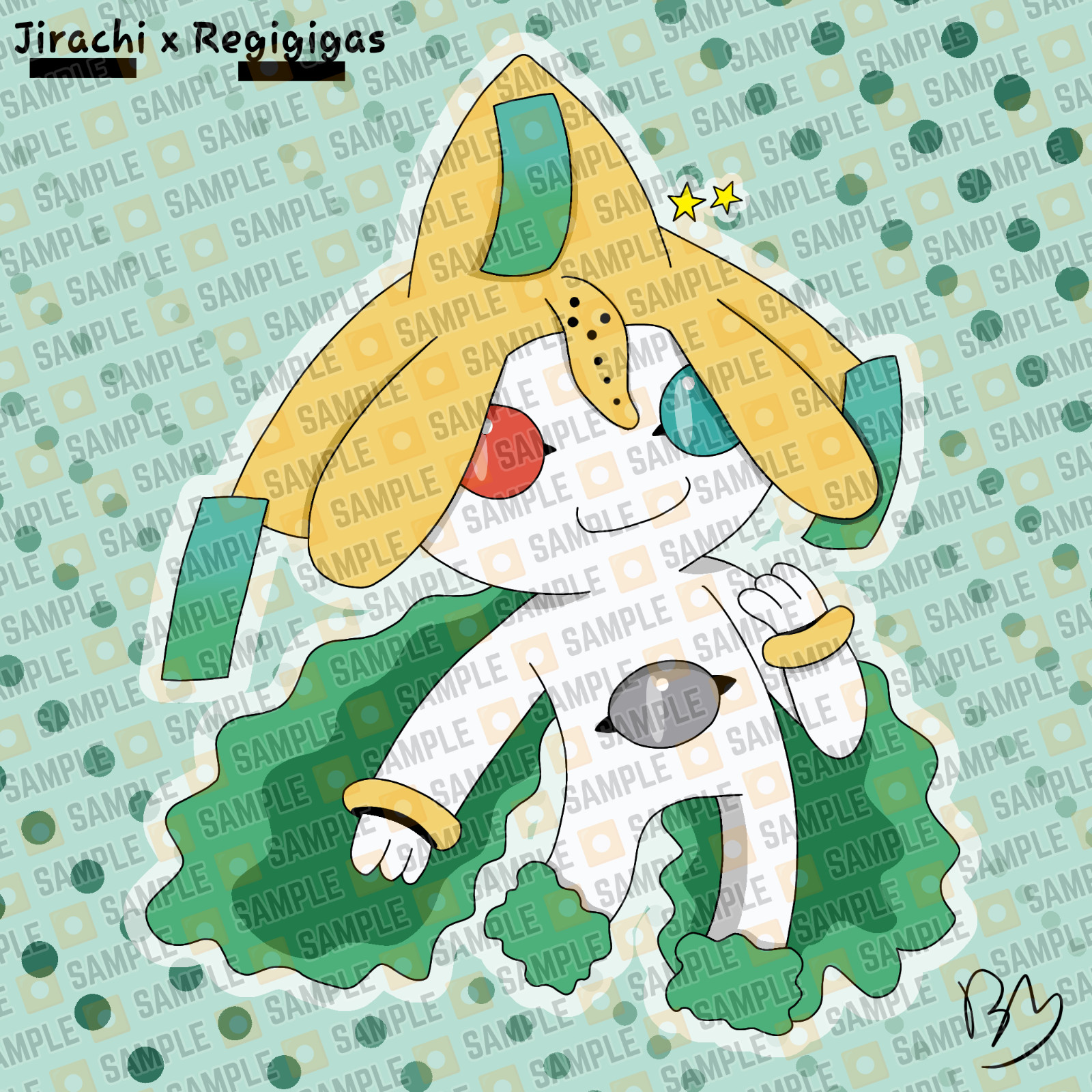 Custom Made Pokémon Fusion Stickers (SELECT WHAT YOU’D LIKE)